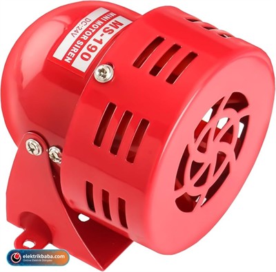 GWEST 6652 MS-190 (24V) METAL GOVDE MOTORLU SIREN