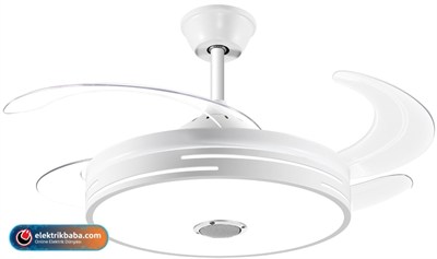 MUTLUSAN 001 038 300100 00 00 AYDINLATMALI TAVAN VANTILATOR BLUETOOTLU