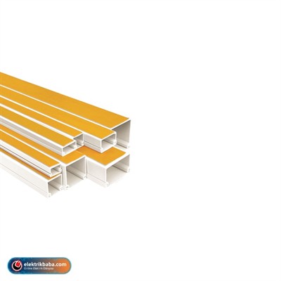 MUTLUSAN 001 157 016016 20 00 16X16MM  CANALEX YAPISKAN BANTLI KAPALI TIP KABLO KANALI