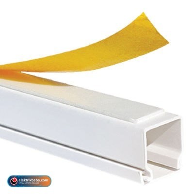 MUTLUSAN 001 157 016016 20 00 16X16MM  CANALEX YAPISKAN BANTLI KAPALI TIP KABLO KANALI