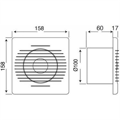 MUTLUSAN 001 211 000100 00 00 100MM FAN ASPIRATOR