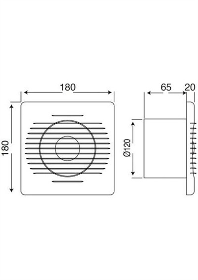 MUTLUSAN 001 211 000120 00 00 120MM FAN ASPIRATOR