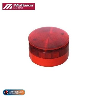 MUTLUSAN 102 111 000220 LED FLASORLU ELEKTRONIK SIREN 220V YENI MODEL