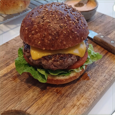 HAMBURGER EKMEĞİ-(6 ADET) SÜT &TEREYAĞLI