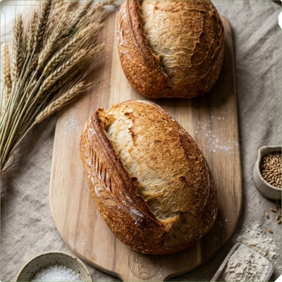 KÖY EKMEĞİ-%100 EKŞİ MAYALI-900-1000 GR