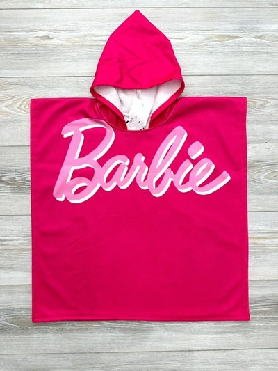 Kız Çocuk Panço Model Plaj Havlusu