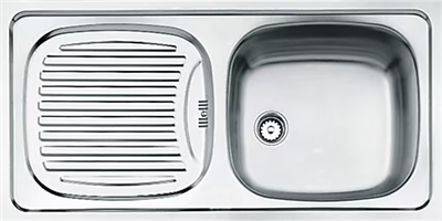 TEKA EVIYE EBM 45 SIFONLU PASLANMAZ SOL