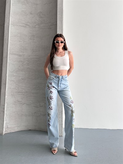 Nakış Detaylı Premium Jean