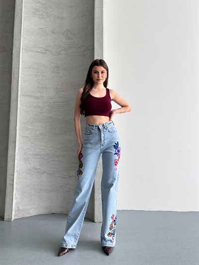 Nakış Detaylı Premium Jean