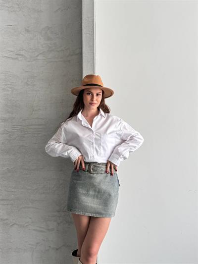 Oversize Kadın Gömlek