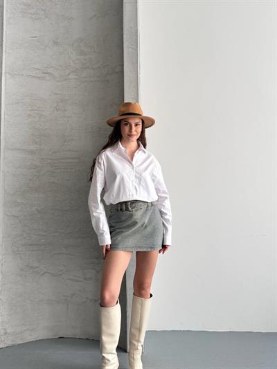 Oversize Kadın Gömlek