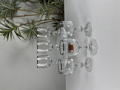 6'LI PLATİN YALDIZ KAHVE YANI BARDAĞI 150ML