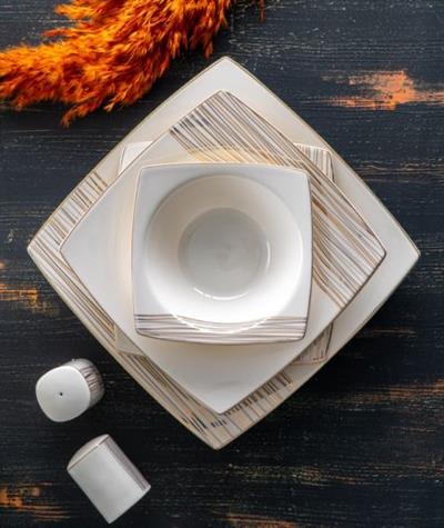 Acar Atenas 60 Parça Yemek Takımı