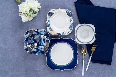 Acar Costa Nova 24 Parça Porselen Yemek Takımı