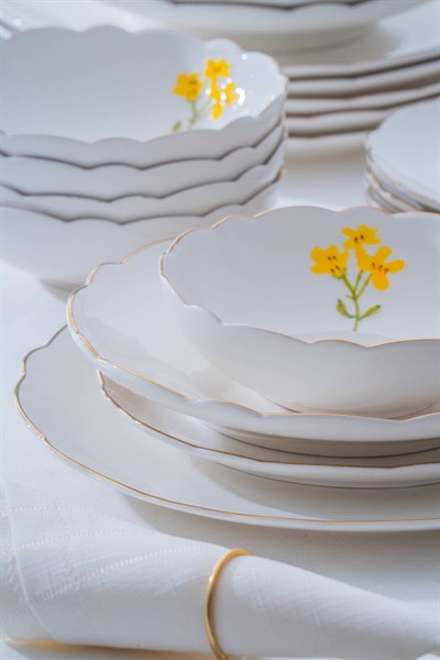 Acar De Santiago 6 Kişilik 24 Parça Yemek Takımı