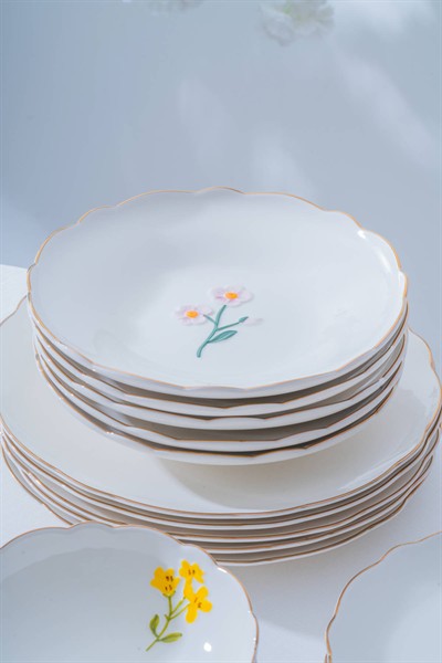 Acar De Santiago 6 Kişilik 24 Parça Yemek Takımı