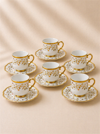 Acar Lilietta / Luana 6lı Fincan Takımı 