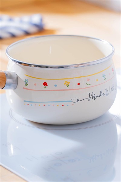 Acar Made With Love Emaye Sütlük/Sosluk 14Cm