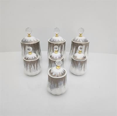 Acar Master Magıc 7 Parça Porselen Baharat Takımı