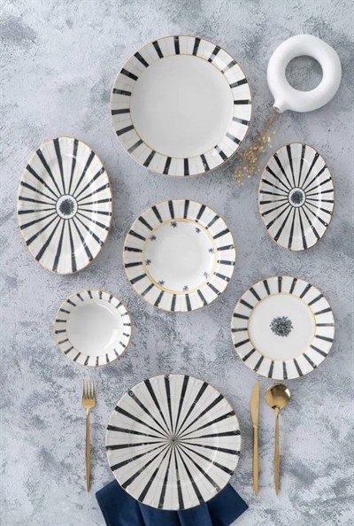 Acar Mathilda 29 Parça Porselen Yemek Takımı