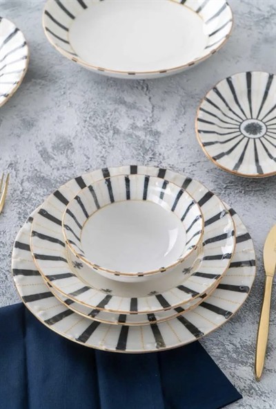 Acar Mathilda 29 Parça Porselen Yemek Takımı