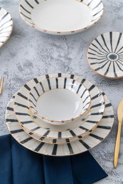 Acar Plus Mathilda 29 Parça Porselen Yemek Takımı