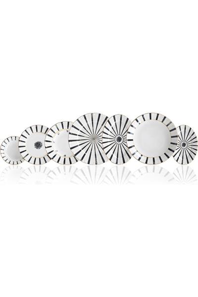 Acar Plus Mathilda 29 Parça Porselen Yemek Takımı