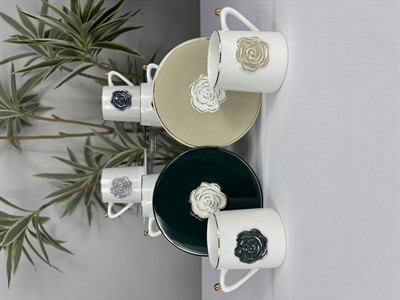 Acar Rozsa 6lı Fincan Takımı