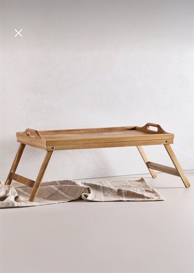 Akasya Ayaklı Keyif Tepsisi 50X30X22 Cm