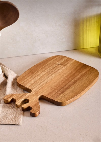 Akasya Geyikli Sunum Tahtası 30X20 Cm