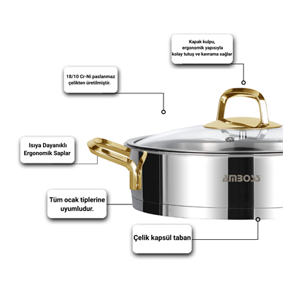 Amboss Diamond 18 Parça Çeyiz Seti