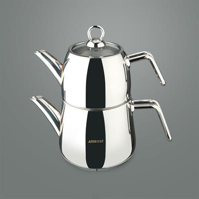 Amboss Diamond Orta Boy Çaydanlık Gümüş