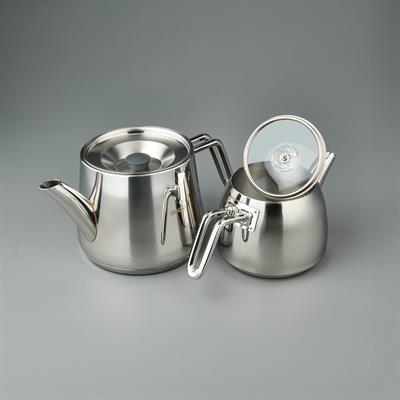 Amboss Diamond Orta Boy Çaydanlık Gümüş