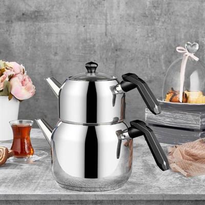 Amboss Opal Çelik Çaydanlık Orta Boy