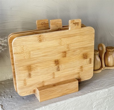 Bambu 3Lü Kesim Tahtası