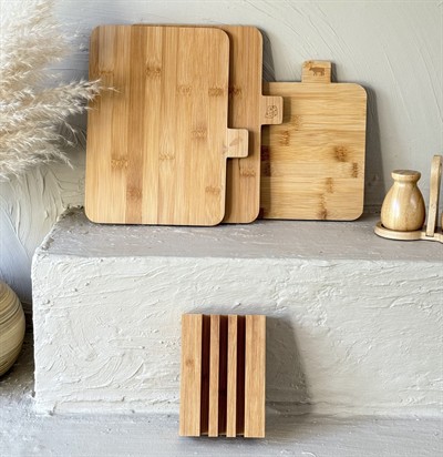 Bambu 3Lü Kesim Tahtası