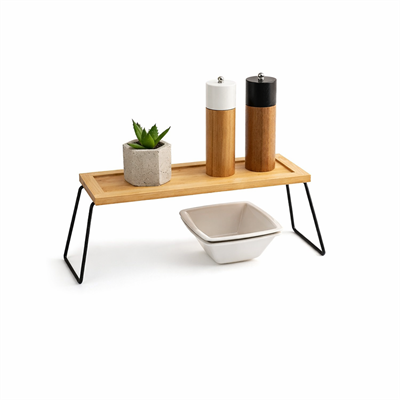 Bambu Ayaklı Stand 36X12X15 Cm