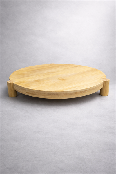 Bambu Ayaklı Sunumluk 30 Cm