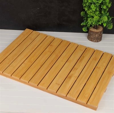 Bambu Banyo Paspası 60X40X3 Cm 