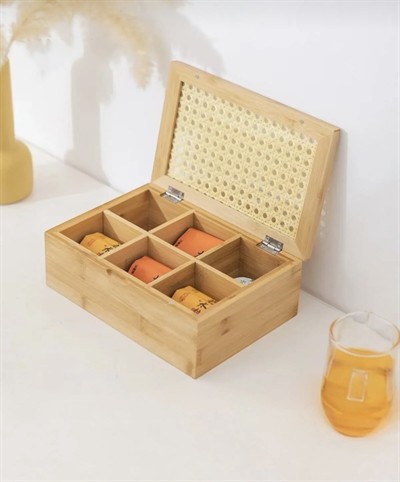 Bambu Saklama Kutusu 24X16X7 Cm