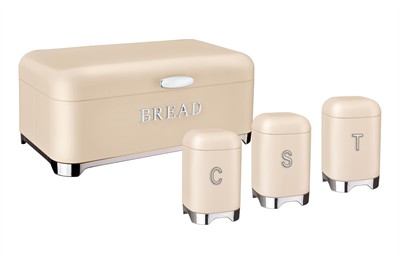 Belariva Ekmek & Baharat Saklama Seti Bej