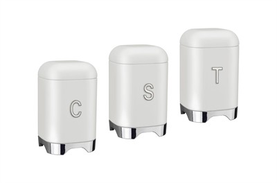 Belariva Ekmek & Baharat Saklama Seti Beyaz