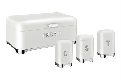 Belariva Ekmek & Baharat Saklama Seti Beyaz