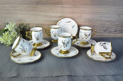 Blanche Porselen Kahve Fincan Takımı