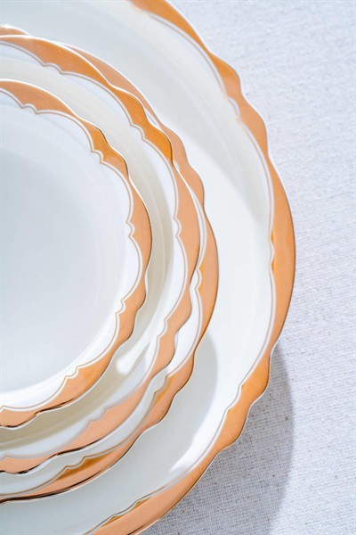 Caroline 12 Kişilik 58 Parça Porselen Yemek Takımı