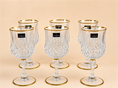 Cristal Darques 6lı Yaldızlı Kadeh
