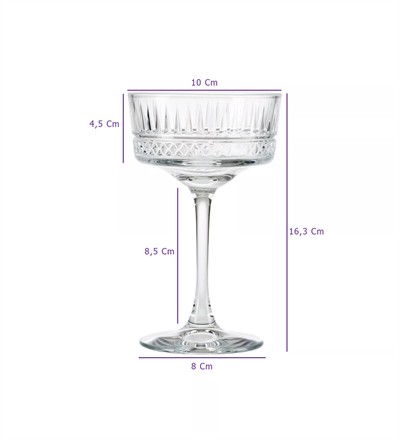DELİ GLASS 4LÜ AYAKLI KASE 250 ML