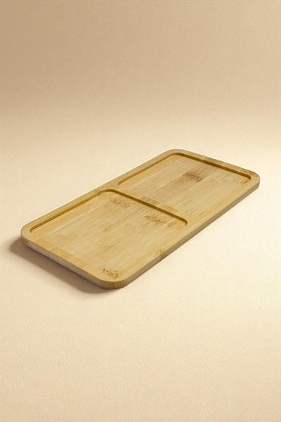 Dikdörtgen 2 Bölmeli Yağlık Altlığı 23.5X12 Cm