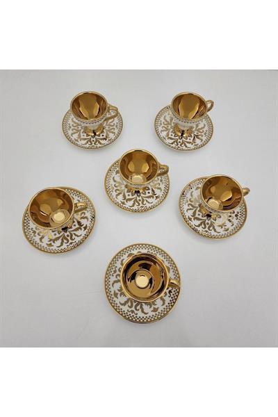 Elegance Porselen Kahve Fincan Takımı