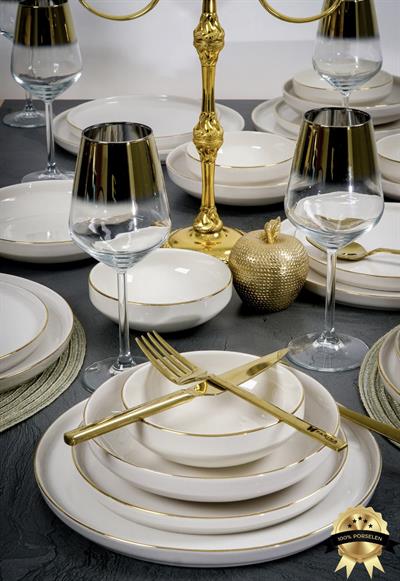 Fms İnci 55 Parça Yemek Takımı